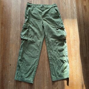 Madewell low rise Green Cargo Pants